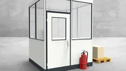 Hallenbüro 4-seitig 2,00 x 2,00 m 4 m² (HB4-2020)