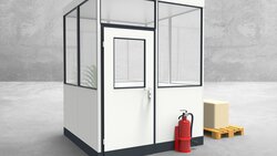 Hallenbüro 4-seitig 2,00 x 2,00 m 4 m² (HB4-2020)