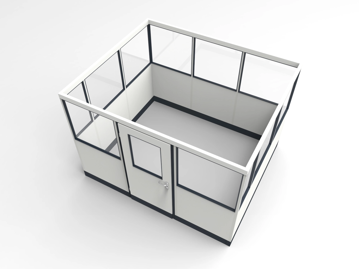 Aussenansicht für Stellwand 4-seitig 3,00 x 2,00 m System RS 45 von Becker Raumsysteme - Artikel SW4-3020