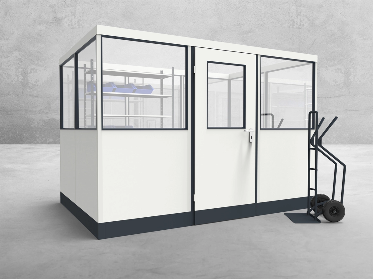 Wandanschluss für Stellwand 4-seitig 3,00 x 2,50 m System RS 45 von Becker Raumsysteme - Artikel SW4-3025