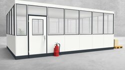 Hallenbüro 4-seitig 6,50 x 4,50 m 29,25 m² (HB4-6545)