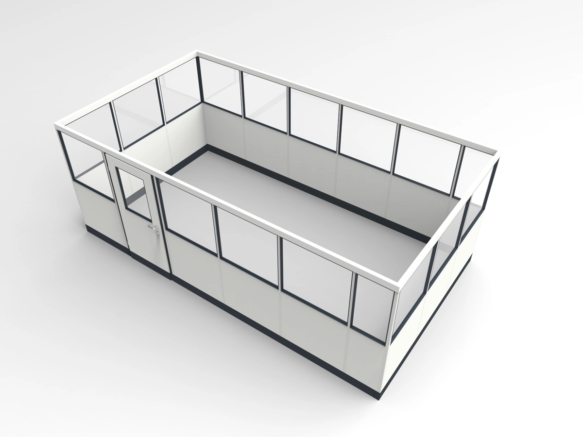 Deckenkonstruktion für Stellwand 4-seitig 6,50 x 6,00 m System RS 45 von Becker Raumsysteme - Artikel SW4-6560