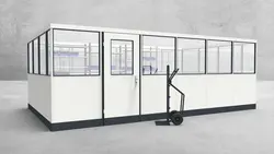 Stellwand 4-seitig 6,00 x 3,50 m 21 m² (SW4-6035)