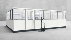 Stellwand 4-seitig 6,50 x 5,50 m 35,75 m² (SW4-6555)