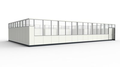 Industrietrennwände für industriellen Anforderungen Industrietrennwände aus vorgefertigten Bauteilen für Industrielösungen