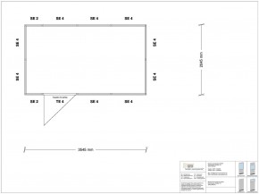 Stellwand 4-seitig 3,50 x 2,00 m 7 m² (SW4-3520)