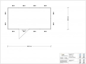 Stellwand 4-seitig 4,00 x 2,00 m 8 m² (SW4-4020)