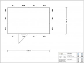 Stellwand 4-seitig 4,00 x 2,50 m 10 m² (SW4-4025)