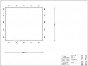 Stellwand 4-seitig 5,00 x 4,50 m 22,5 m² (SW4-5045)