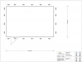Stellwand 4-seitig 5,50 x 3,50 m 19,25 m² (SW4-5535)